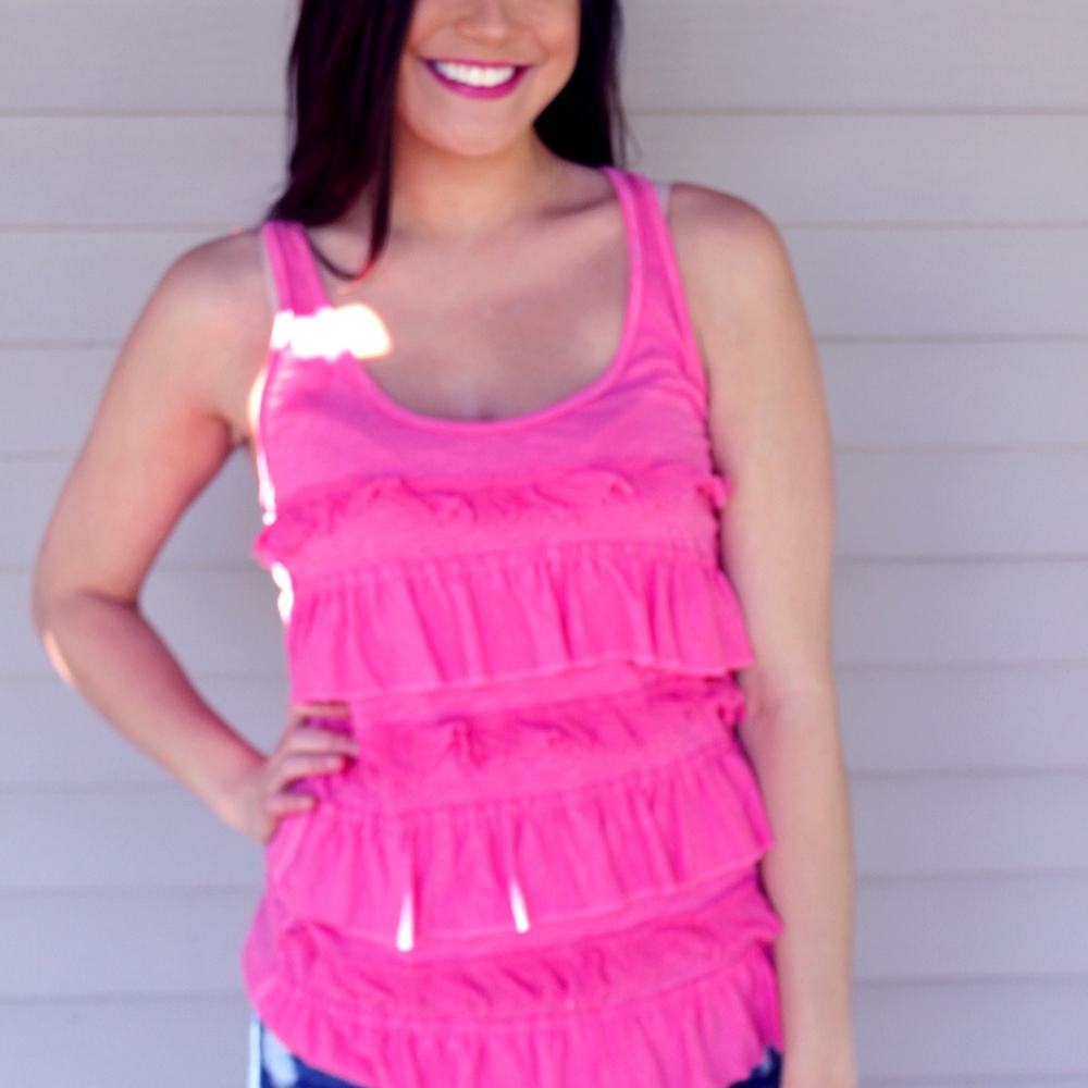 Pink Hollister Tank Top